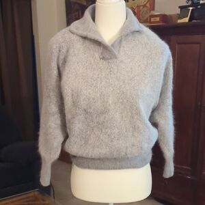 Vintage Sung Lee Fashions Angora Sweater Sz M